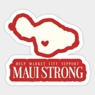 Maui Strong Sticker